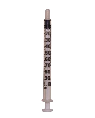 Syringe 1cc Regular Tip