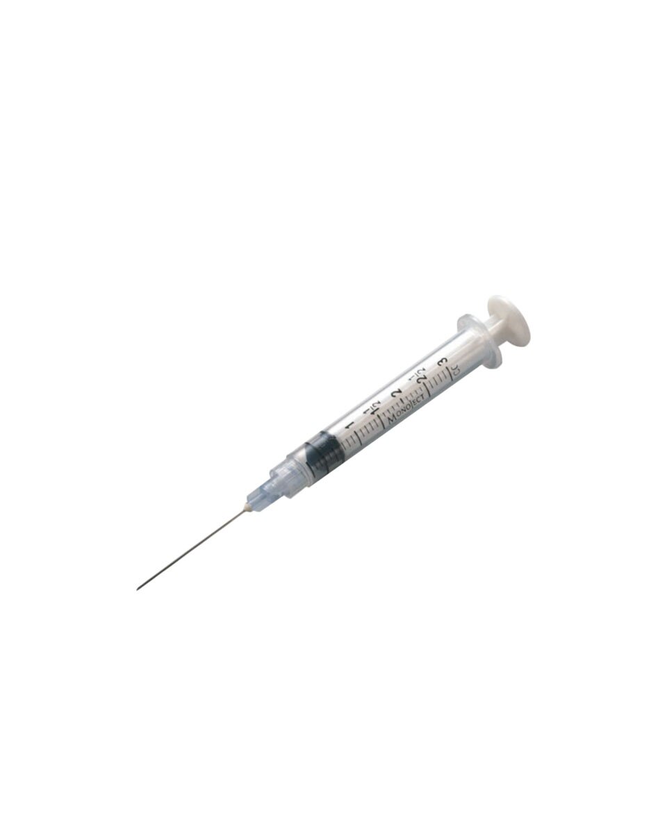 Buy Nipro 3cc Luer Lock Sterile Syringe with Needle, Box of 100