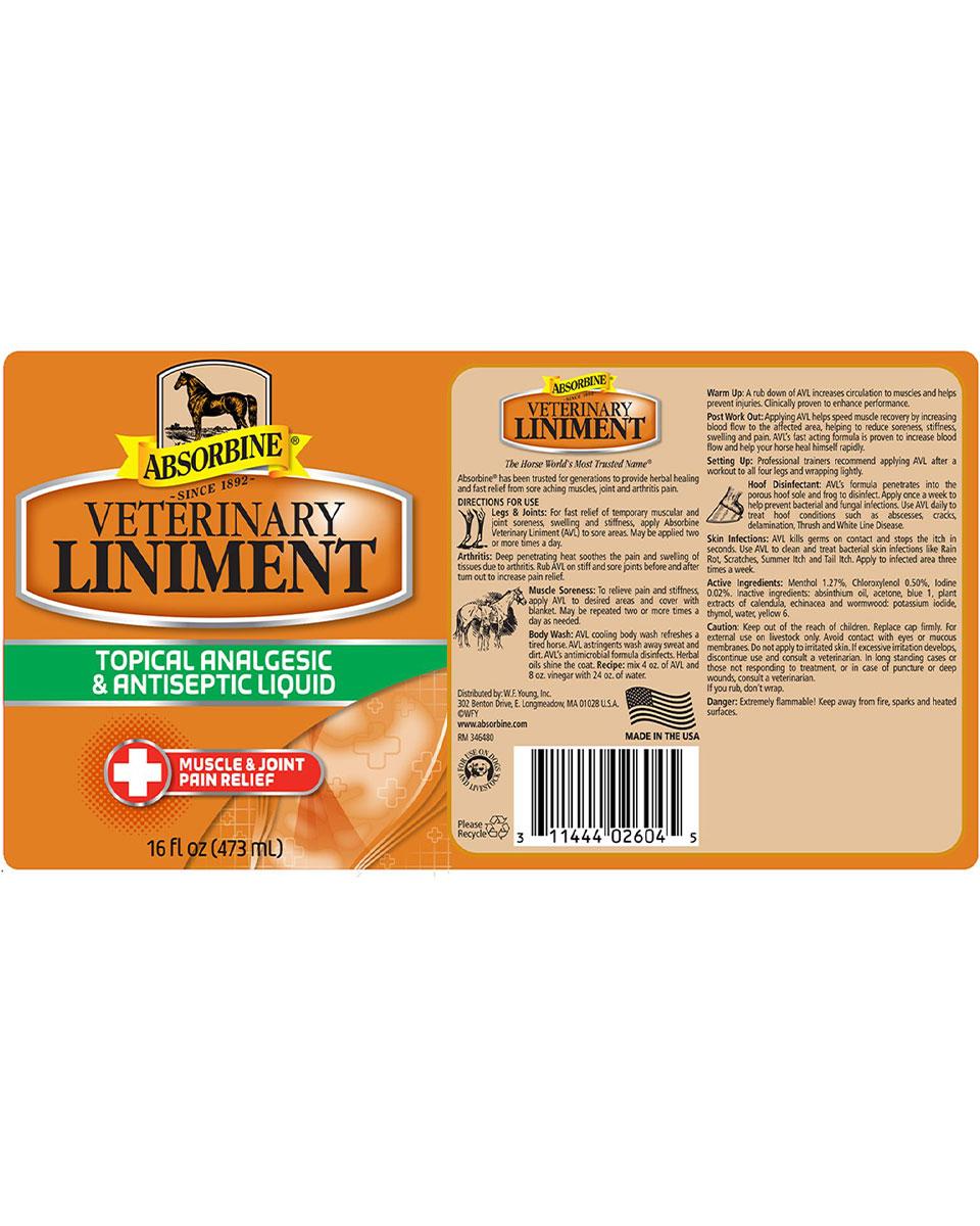 Absorbine Veterinary Liniment for horses