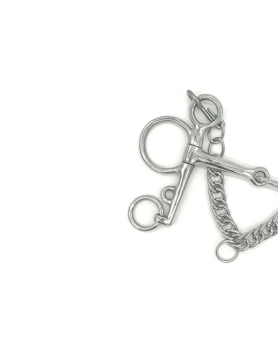 Single Joint Stainless Steel Pelham Bit