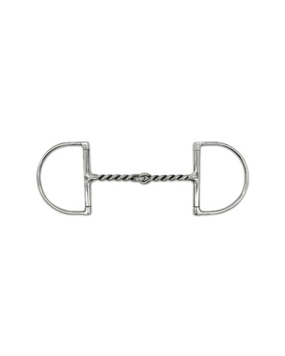 Twisted Wire D-Ring Bit by Jake Adams Equestrian