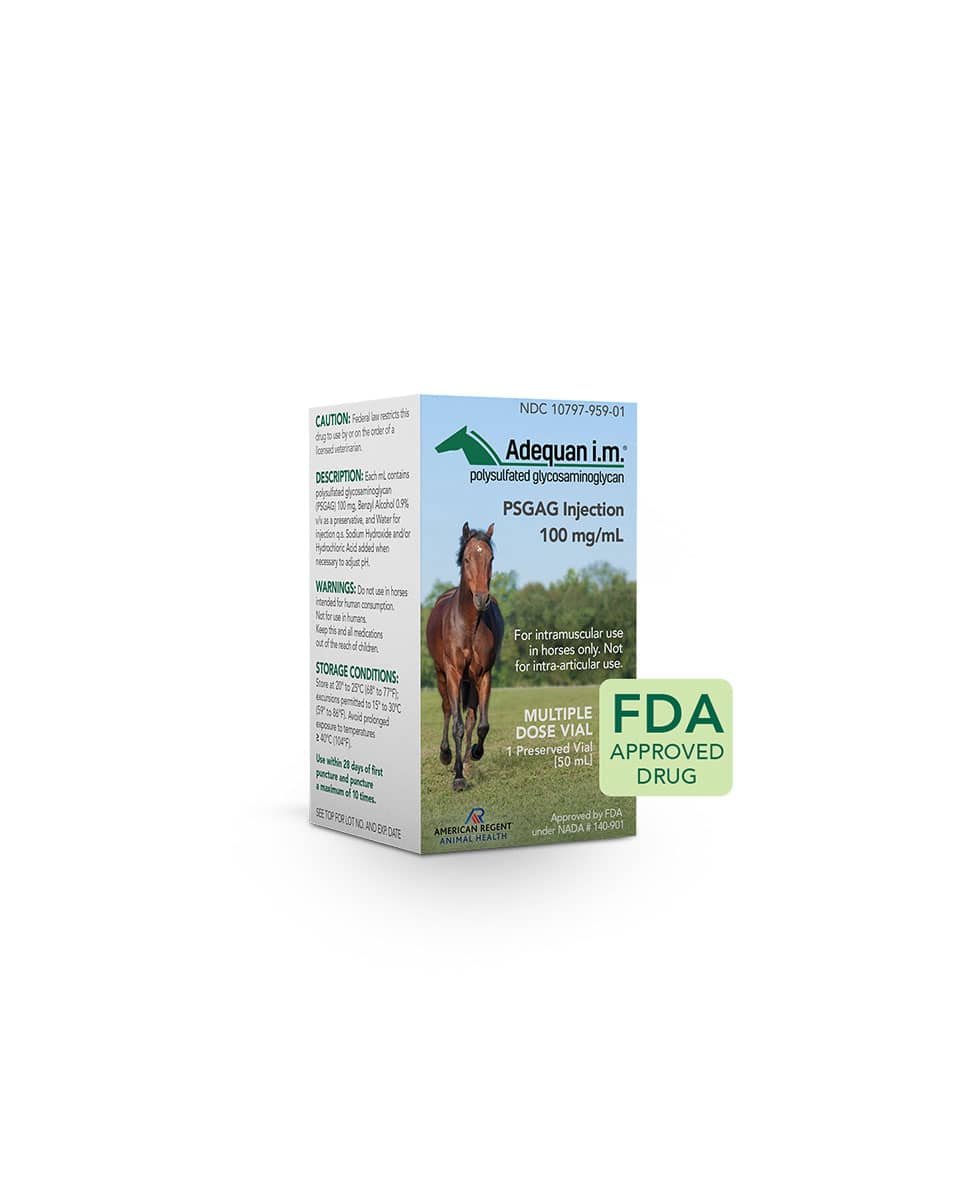 Adequan® I.M. Multi-dose for horses (polysulfated glycosaminoglycan)