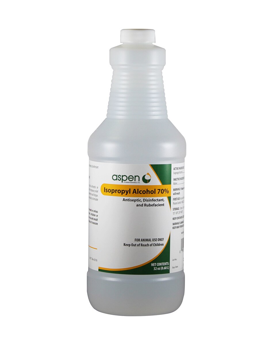 70% isopropyl alcohol