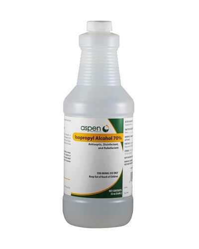 70% isopropyl alcohol