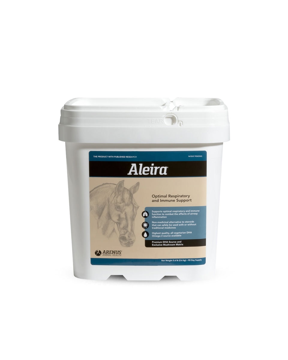 Aleira equine respiratory supplement by Arenus