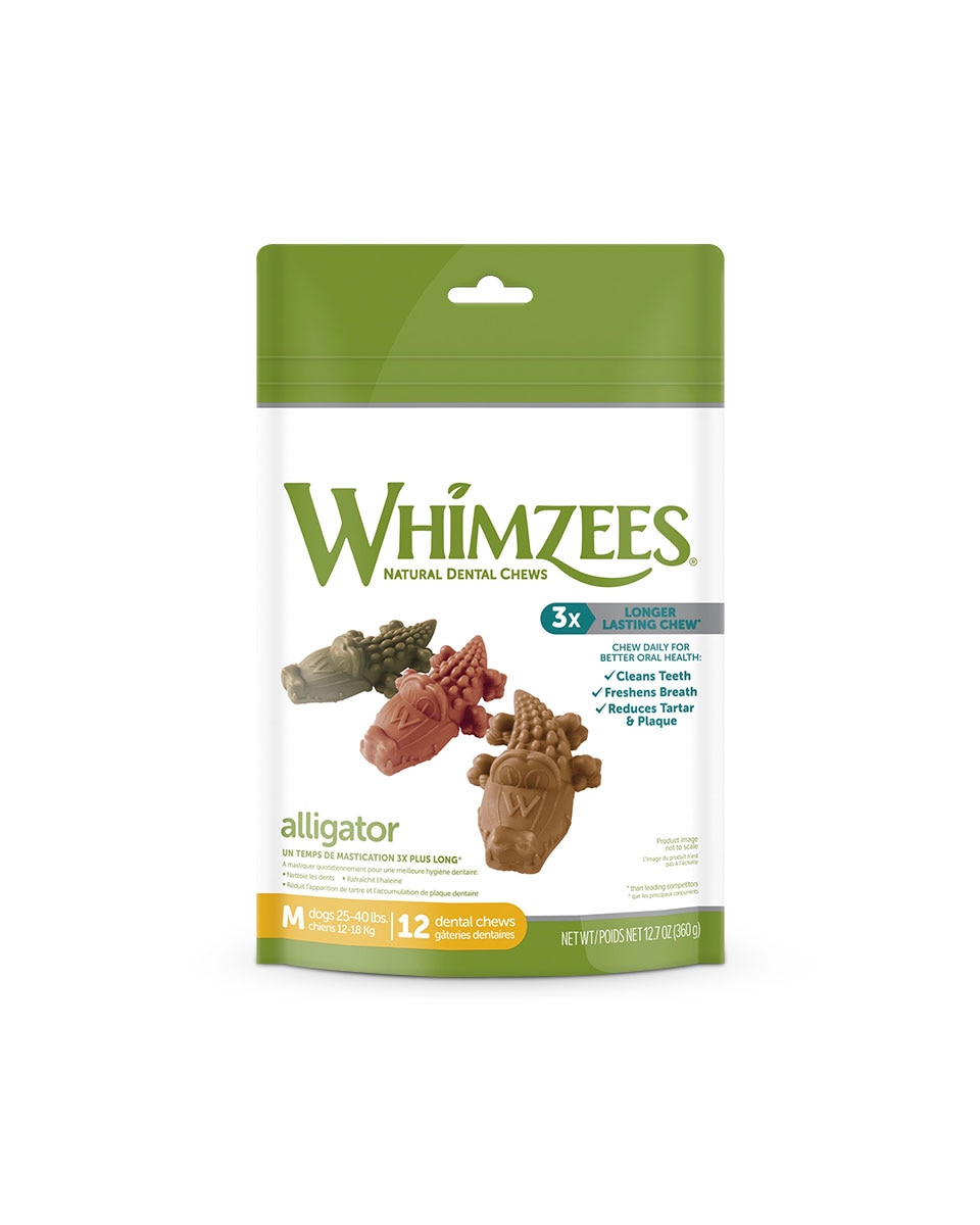 Whimzees Alligator Dental Dog Treats