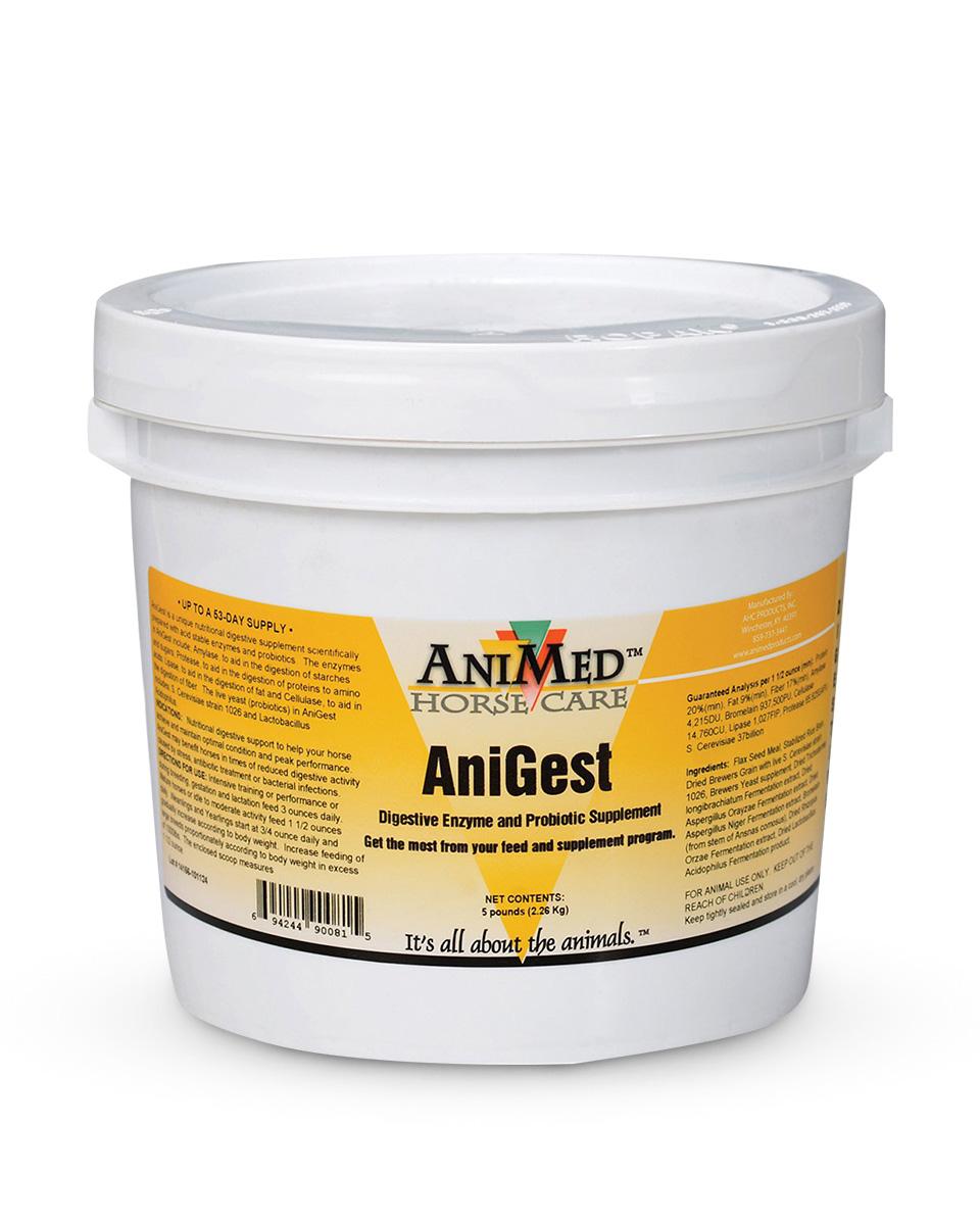 AniMed AniGest Digestive Enzyme & Probiotic Horse Supplement