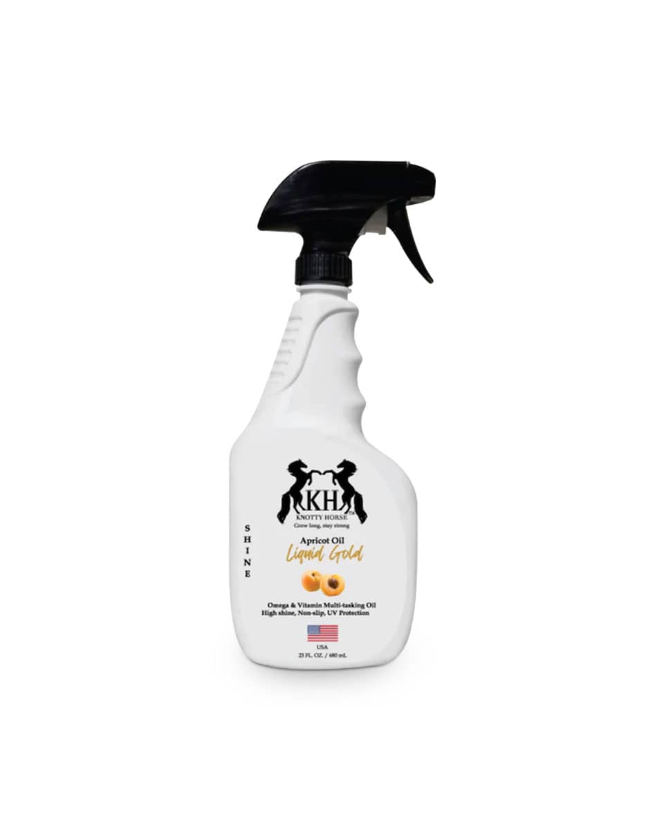Knotty Horse Apricot Oil Liquid Gold Shine Spray 23 oz