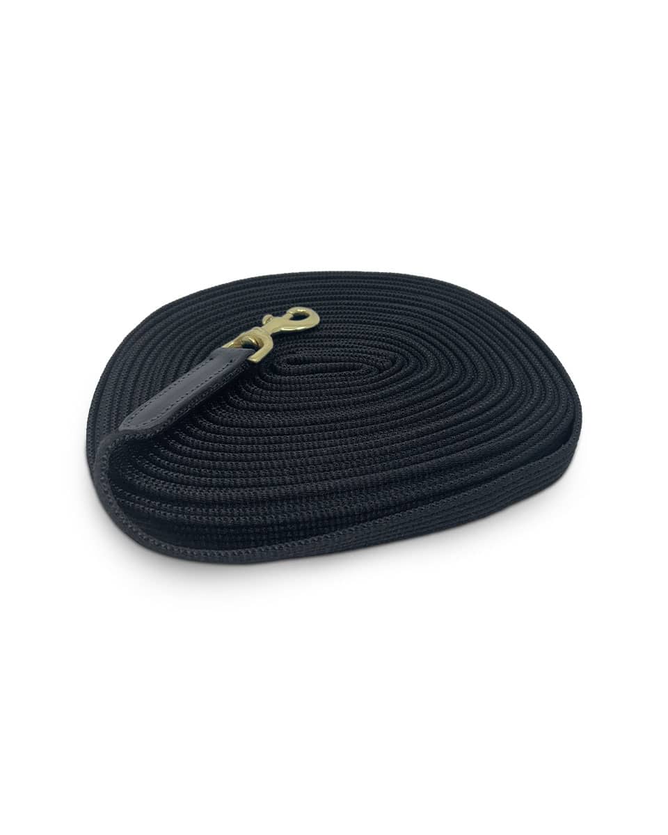 Arma Black Cotton Lunge Line by Shires Equestrian