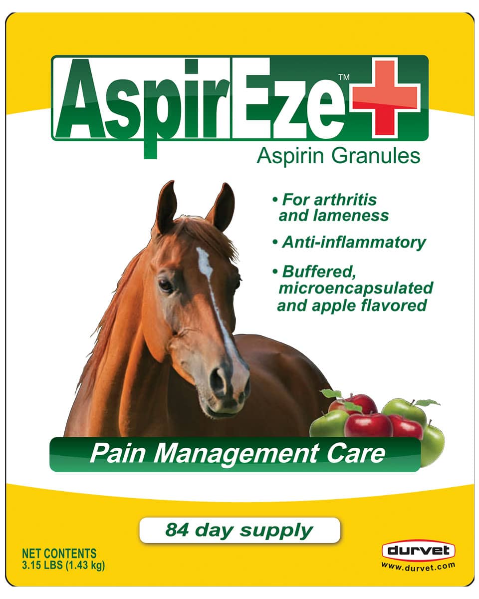 Durvet AspirEze+ Aspirin Granules Front Label