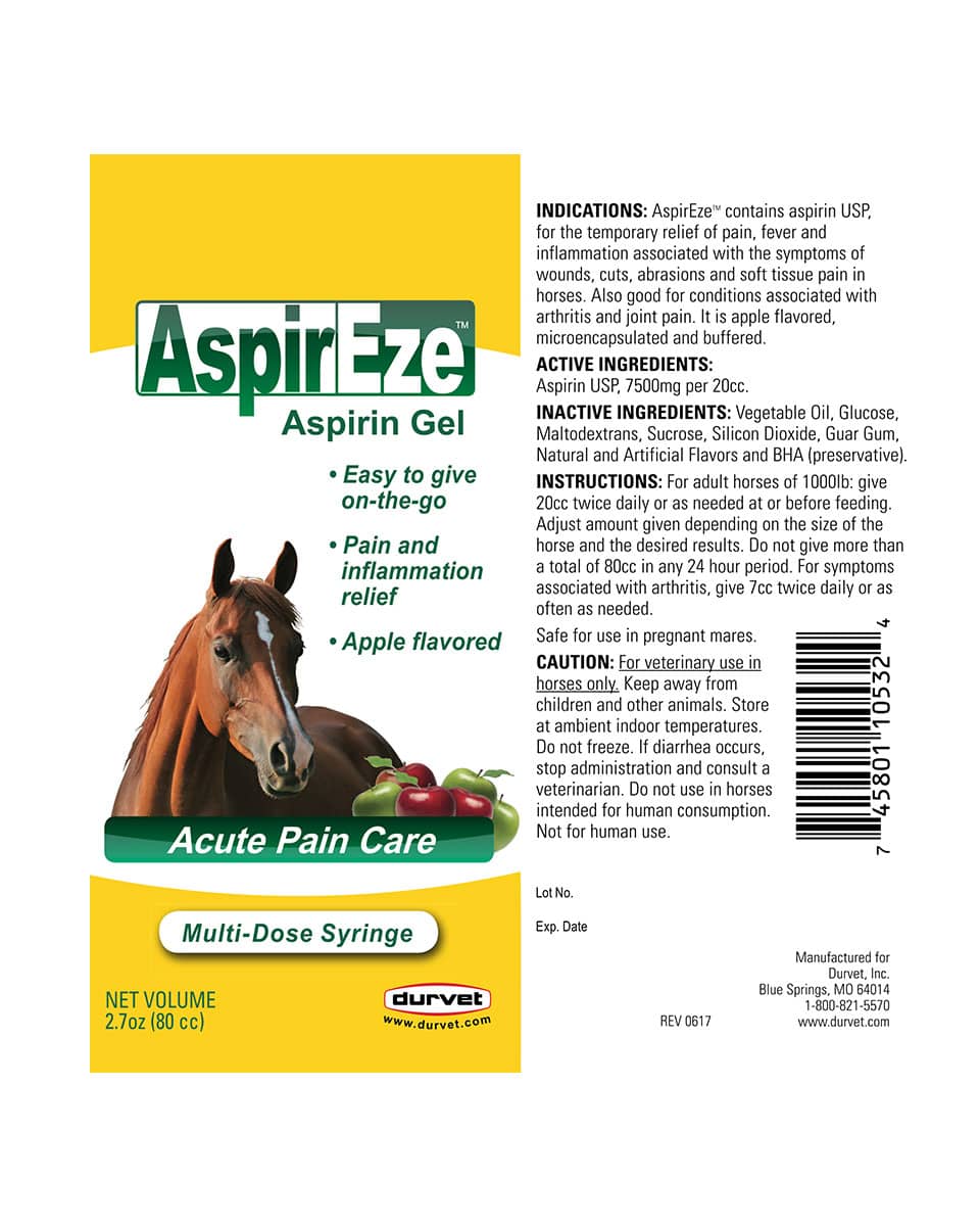 AspirEze Aspirin Gel for Horses from Durvet