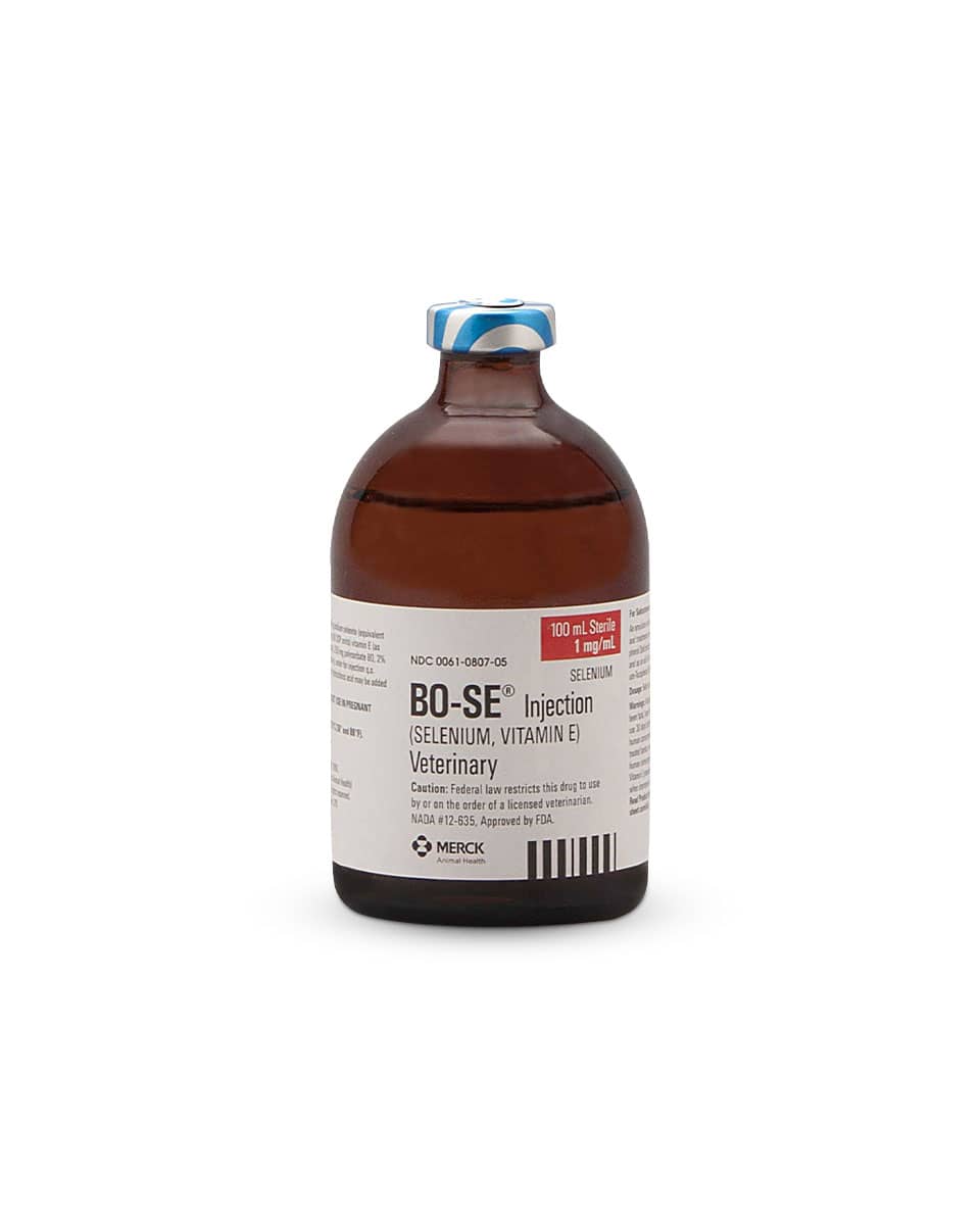 BO-SE Injection (Selenium and Vitamin E) for Animal Use