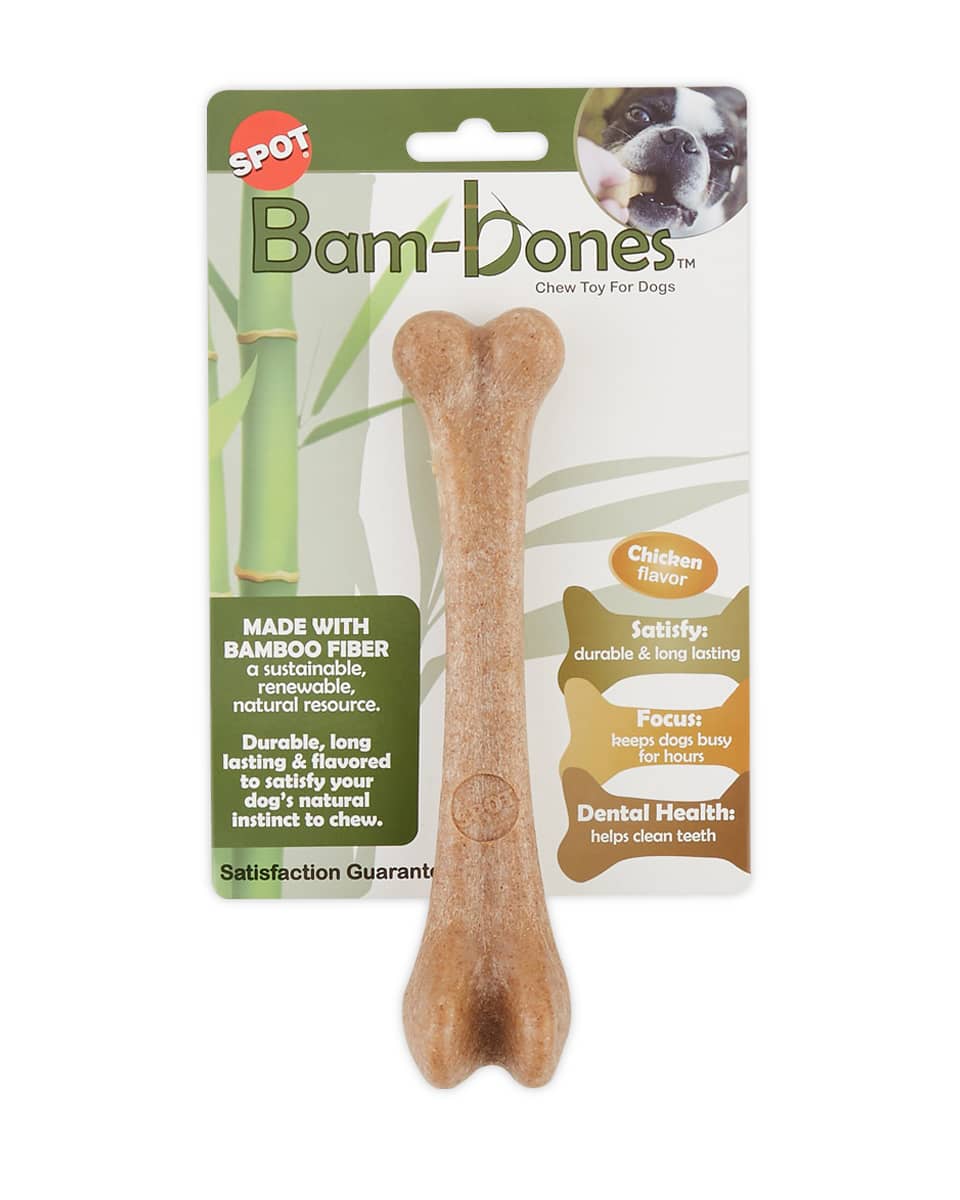 Bambone Bone dog toy from Ethical Pet