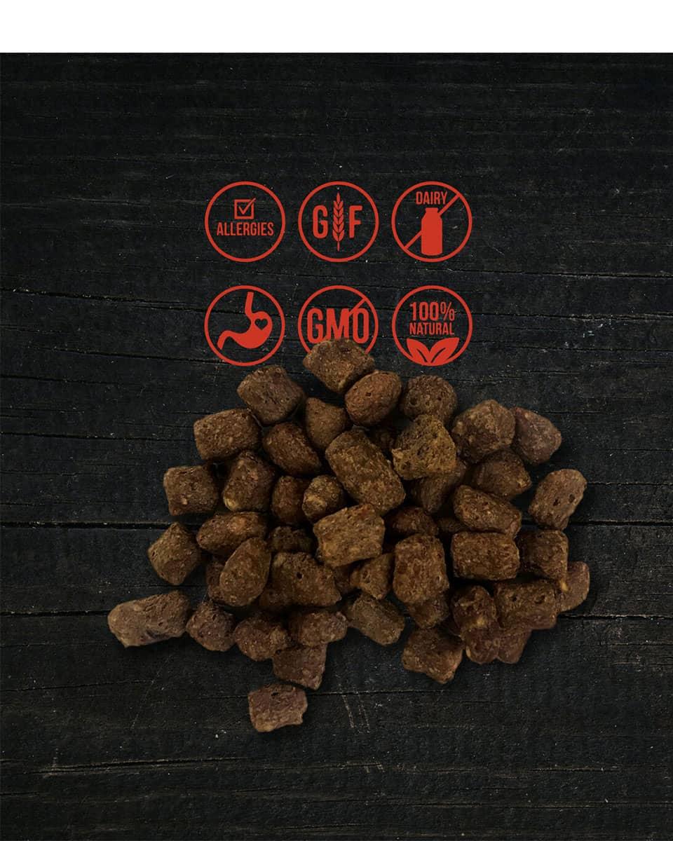 Wholesome Pride Raw Freeze-Dried Beef & Liver Dog Treats