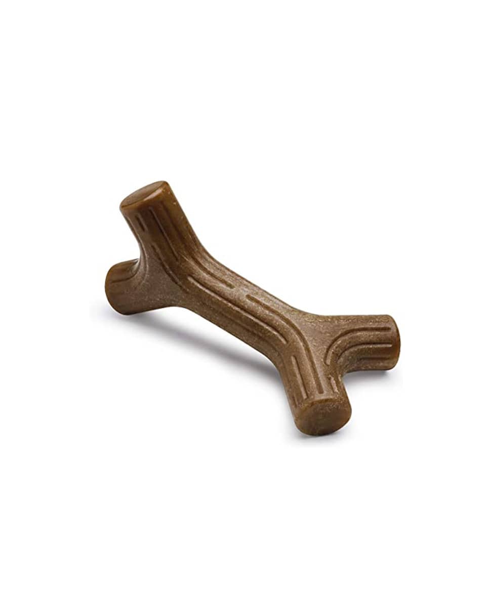 Benebone Bacon Stick durable dog fetch toy