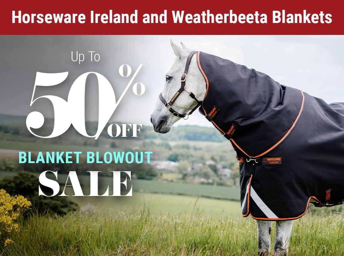 Horse Blanket Clearance on Horseware Ireland and Weatherbeeta turnouts at Farmvet.com.