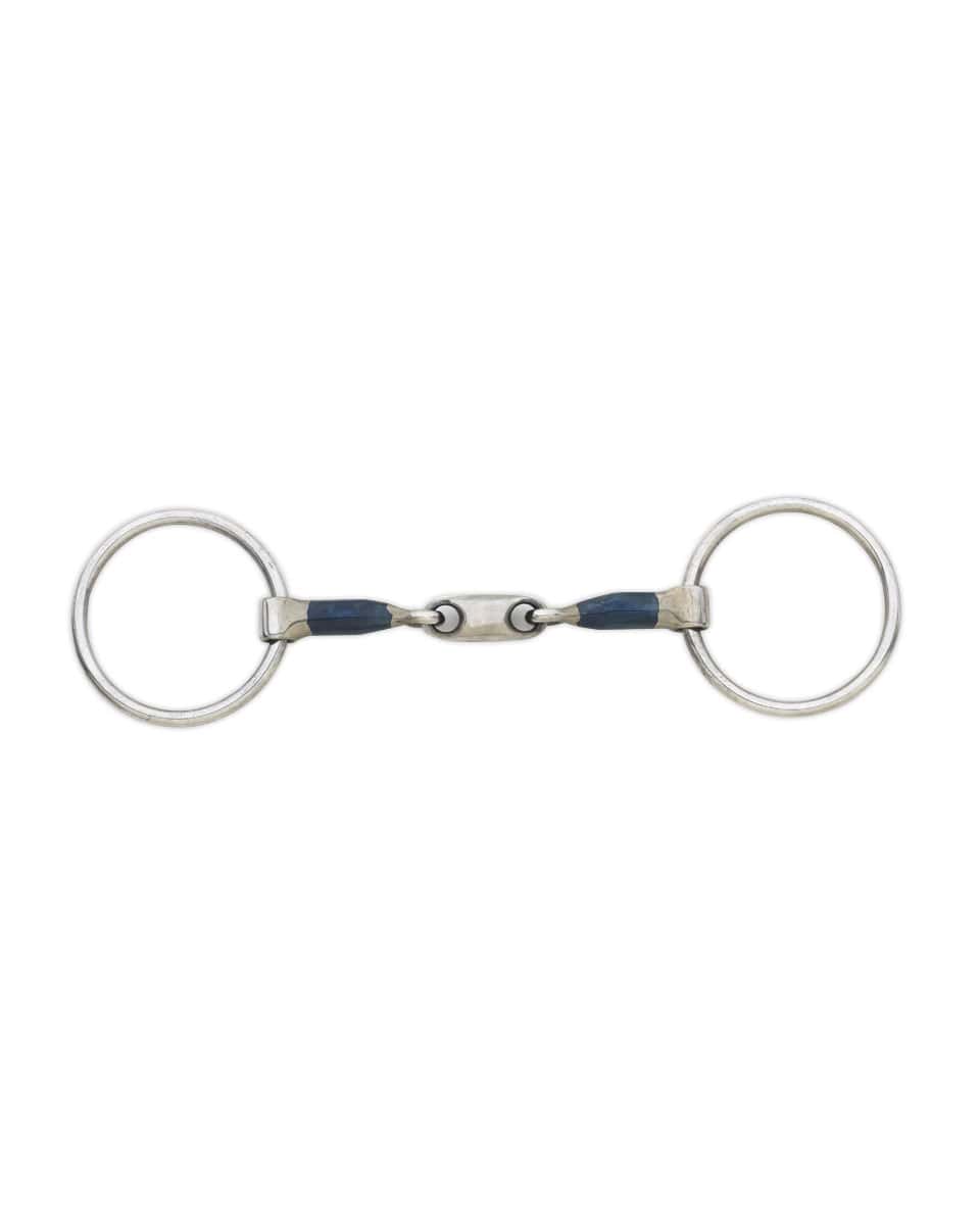 Blue Steel Loose Ring Snaffle