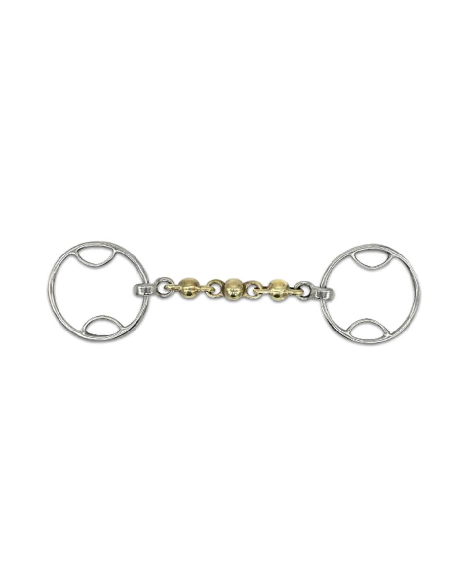 Jake Adams Equestrian Brass Waterford Beval Bit