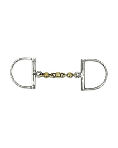Brass Waterford D-Ring Bit by Jake Adams Equestrian