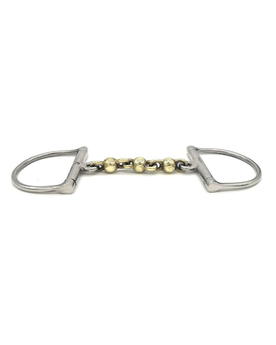 Jake Adams Equestrian Brass Waterford D-Ring Bit