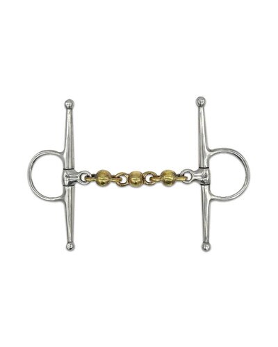 Brass Waterford Full Cheek Bit by Jake Adams Equestrian