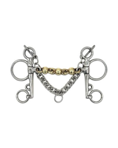 Brass Waterford Pelham Bit by Jake Adams Equestrian