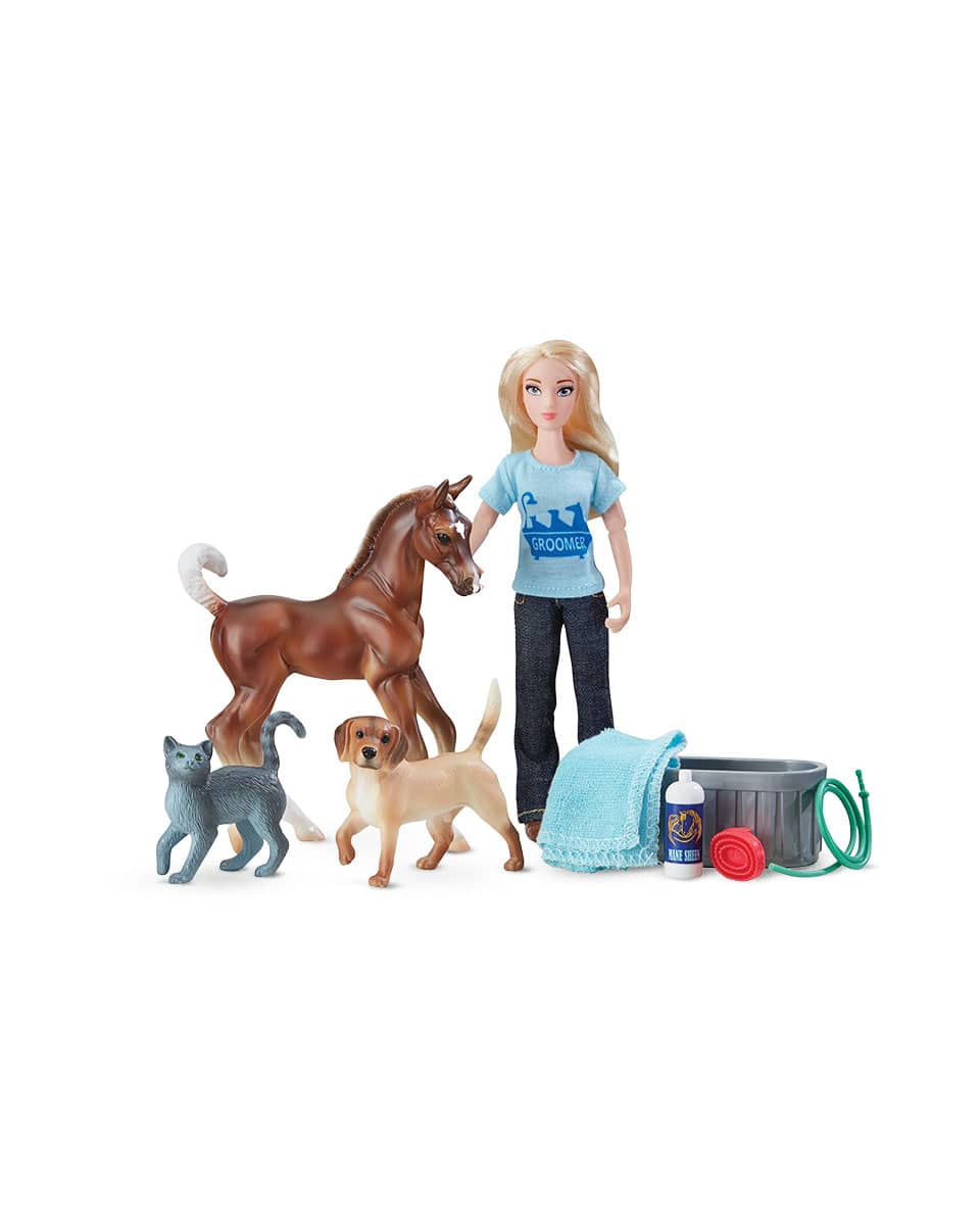 Freedom Series Pet Groomer Breyer Set