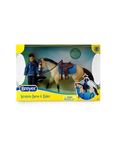 Breyer Western Rider and Horse Set Model