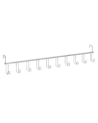 Equi-Essentials Wire 10-Hook Bridle Rack- silver