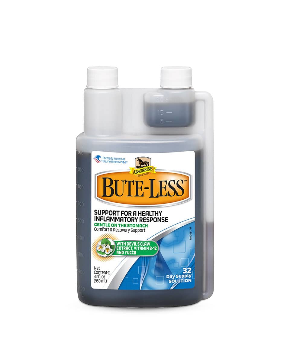 Bute-Less® Comfort & Recovery Support Solution Supplement for horses