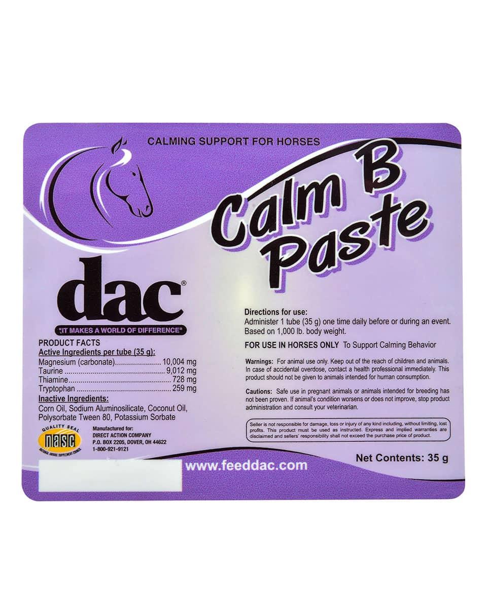 Dac Formula Calm B Paste (35gm) for horses