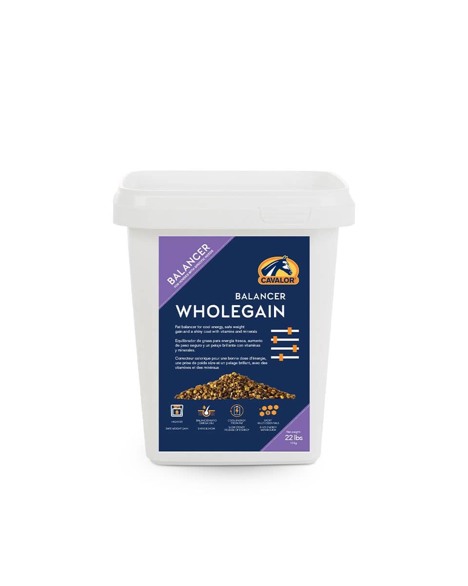 Cavalor WholeGain high-fat supplement for horses