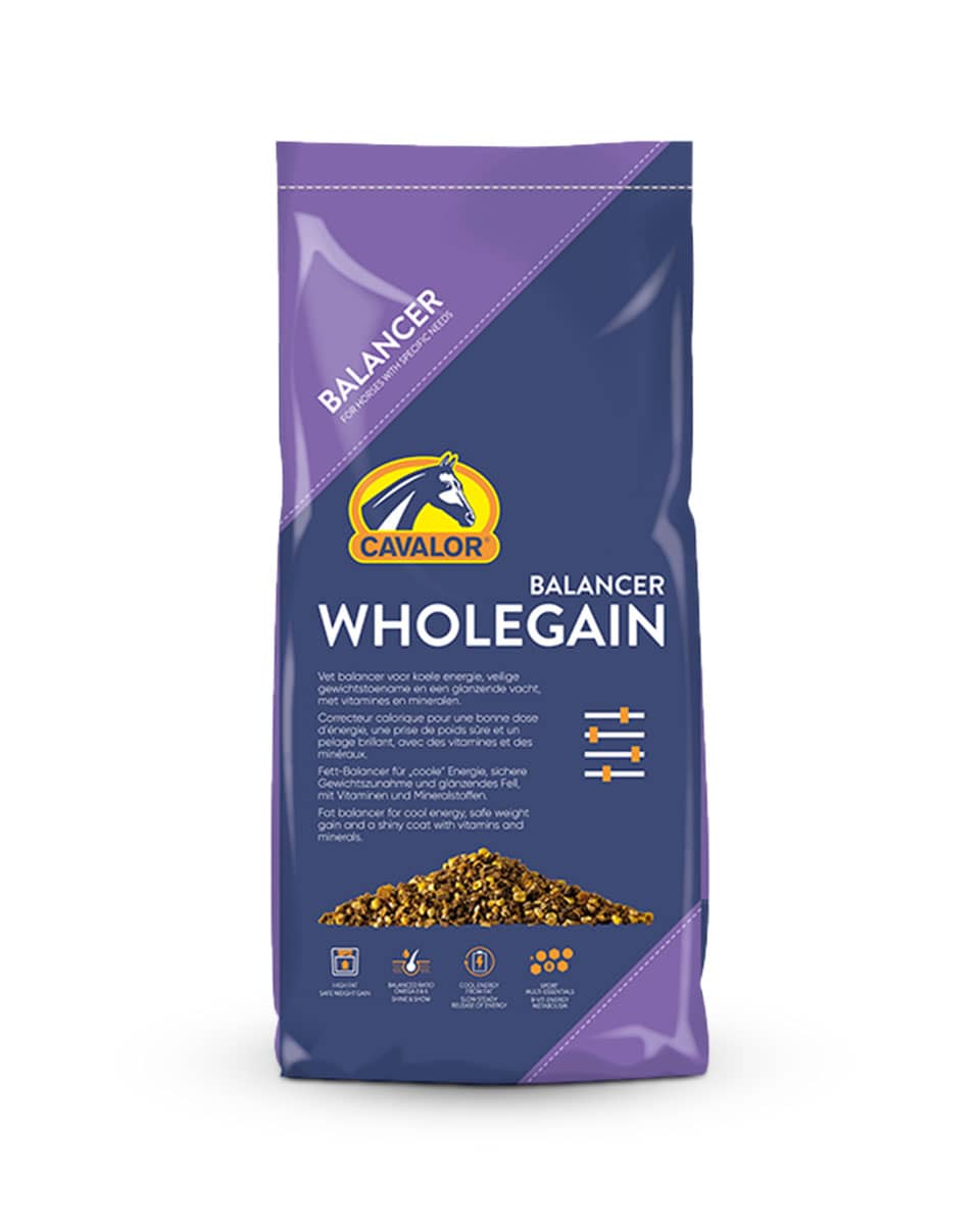 Cavalor WholeGain high-fat supplement for horses