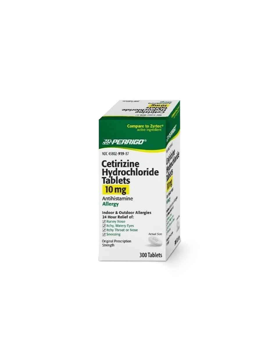 Cetirizine nonsedating antihistamine by Perrigo