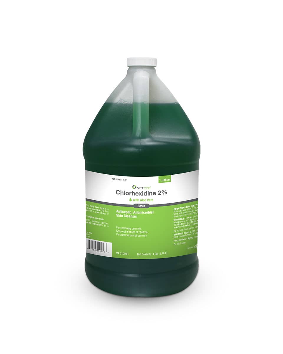 VetOne Chlorhexidine Scrub 2% with Aloe Vera