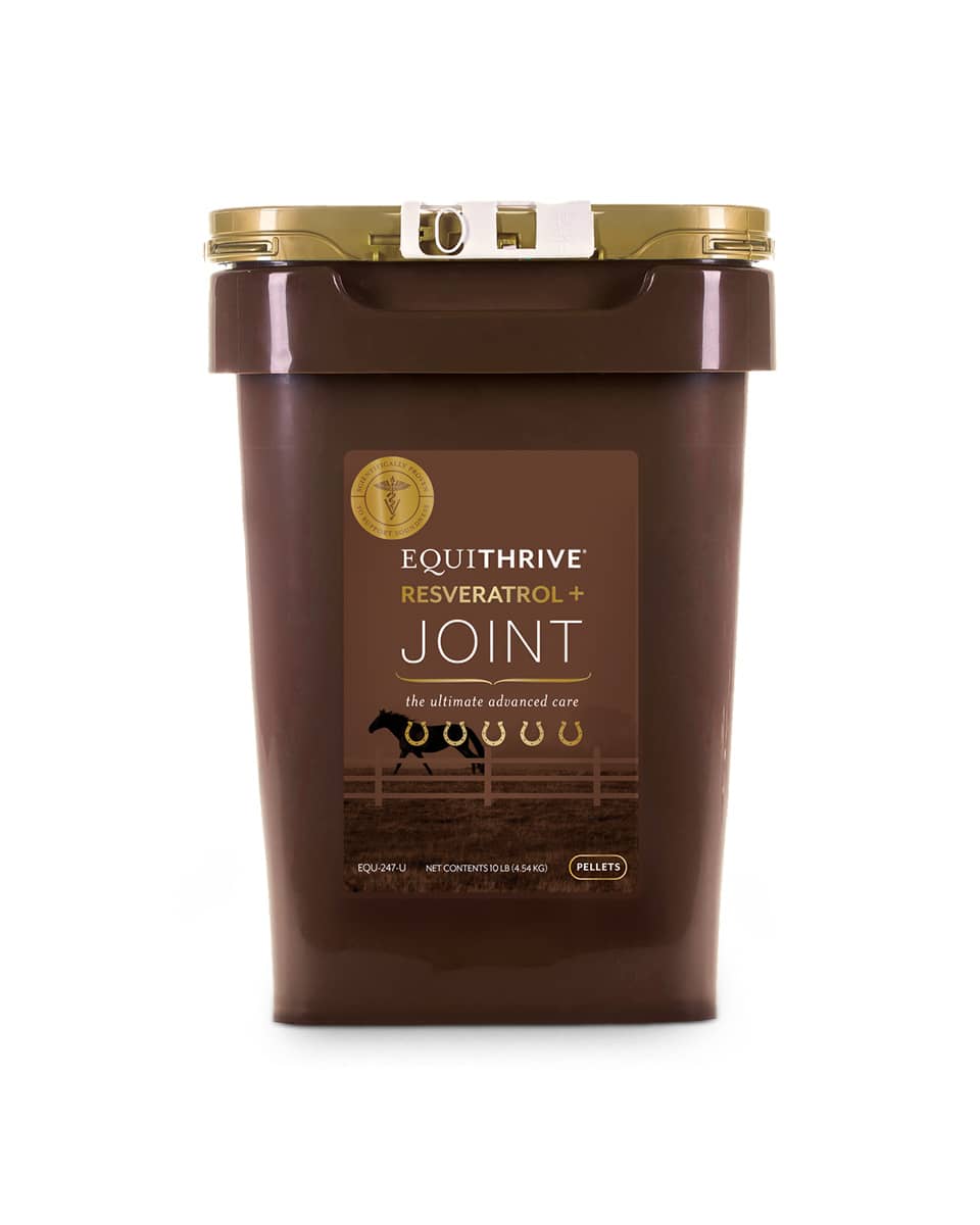Equithrive Resveratrol + Joint Pellet supplement for horses - 10 lbs