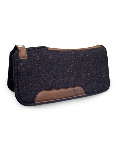 Diamond Wool Contoured Tough Saddle Pad with Adjustable Strap