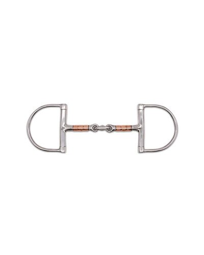 Jake Adams Equestrian Copper Roller Elliptical D Bit