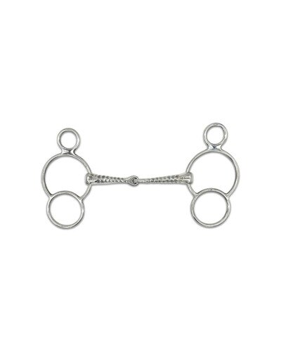 Corkscrew Two Ring Bit from Jake Adams Equestrian