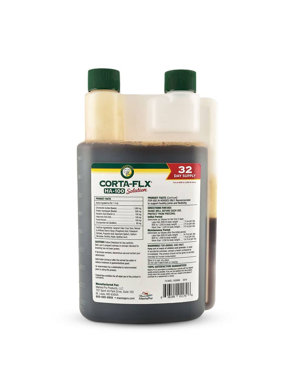 Corta-Flx HA-100 Solution joint supplement for horses by Corta-Flx