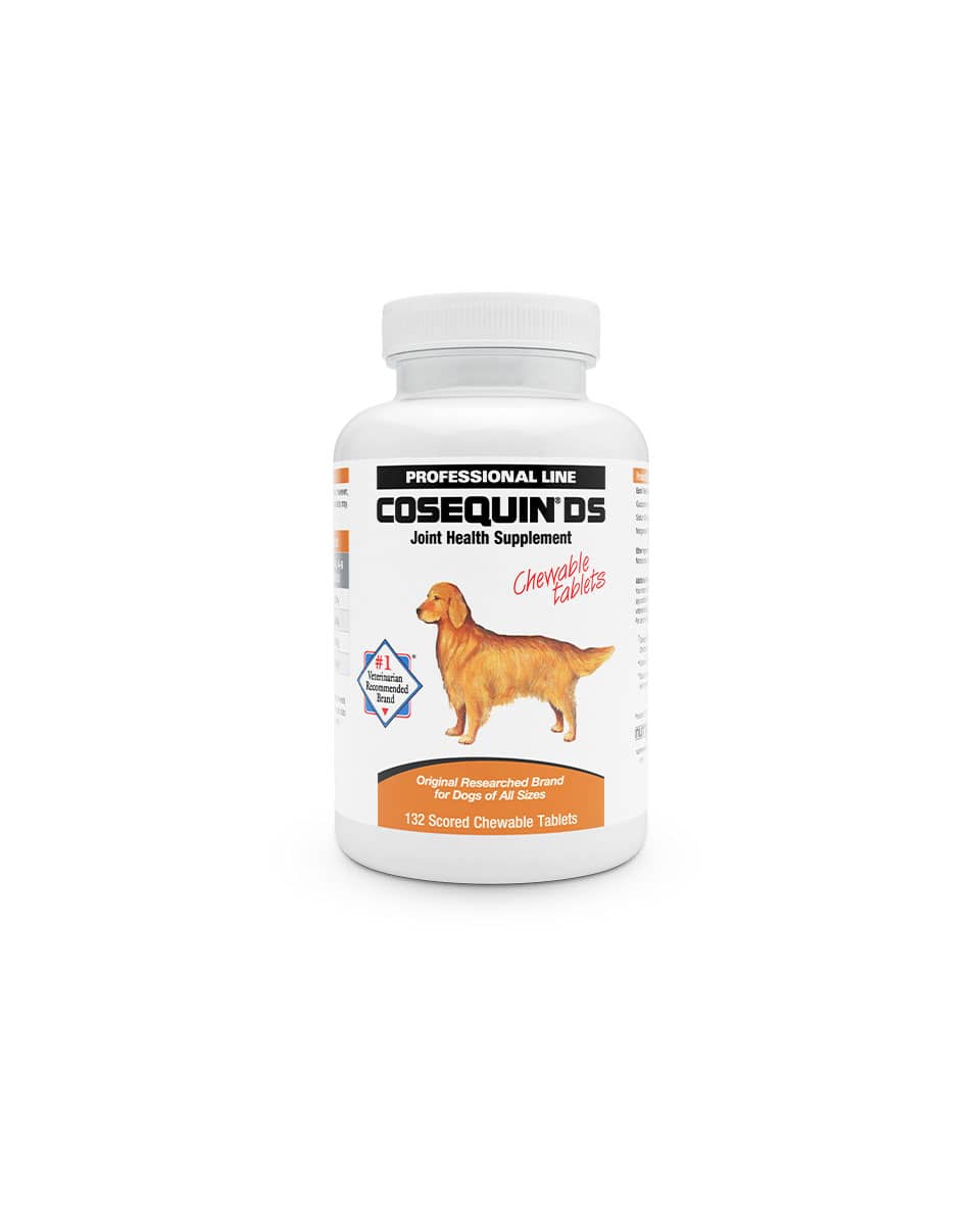 Cosequin Double Strength Chewable Tablets from Nutramax - joint supplement for dogs