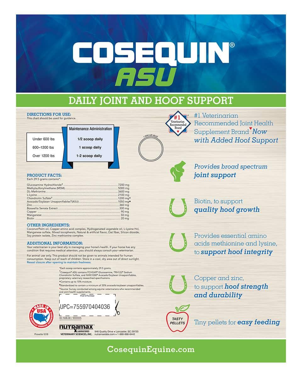 Cosequin ASU Joint & Hoof Pellets for horses