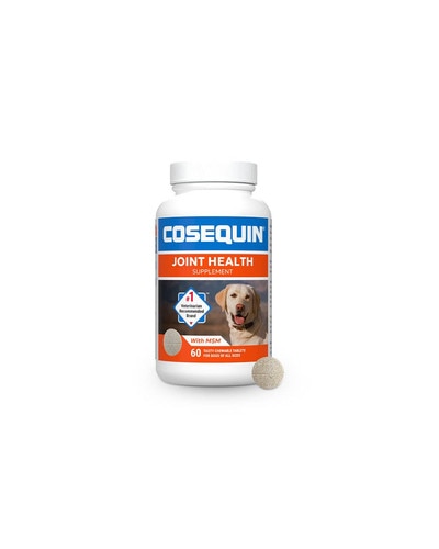 Cosequin Joint Health Supplement for Dogs Chewable Tablets with Glucosamine, Chondroitin, and MSM - 60 ct