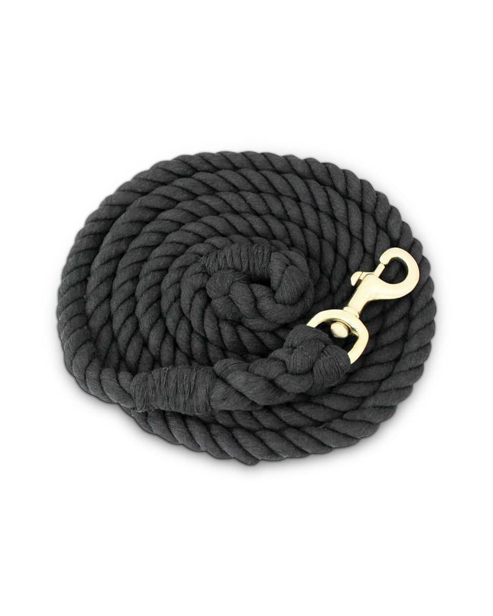 Black Cotton Lead Rope