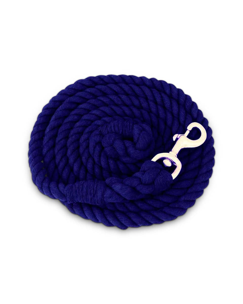 Navy Cotton Lead Rope