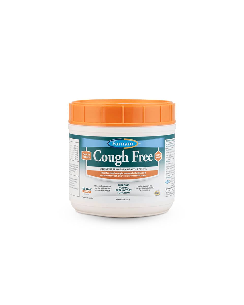 Farnam Cough Free Pellets seasonal respiratory allergy supplement for horses