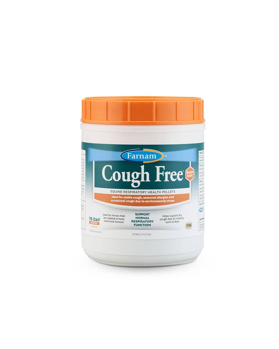 Farnam Cough Free Pellets seasonal respiratory allergy supplement for horses