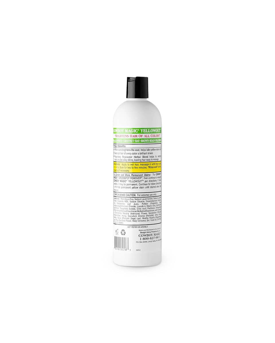Cowboy Magic Shine In Yellowout Back Label