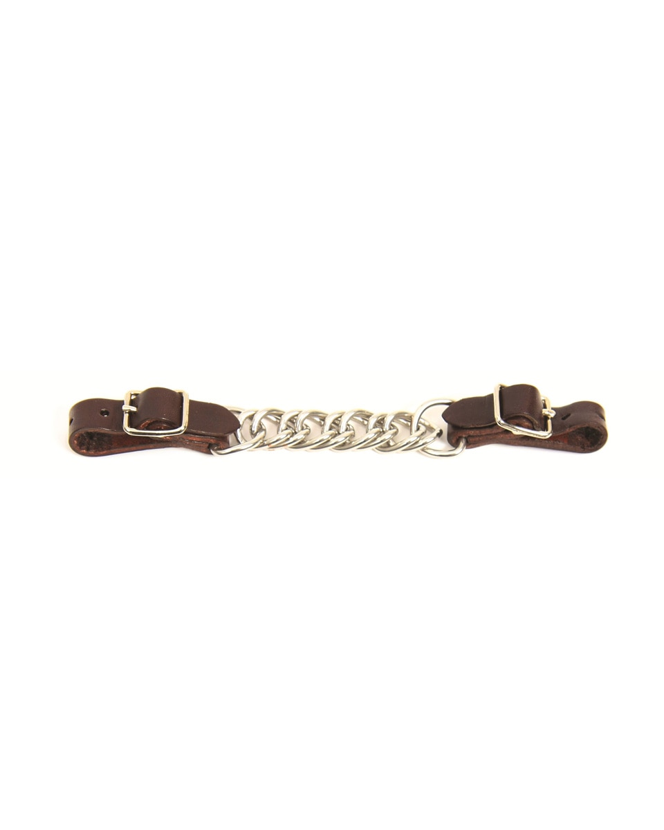 Curb Chain Leather Ends