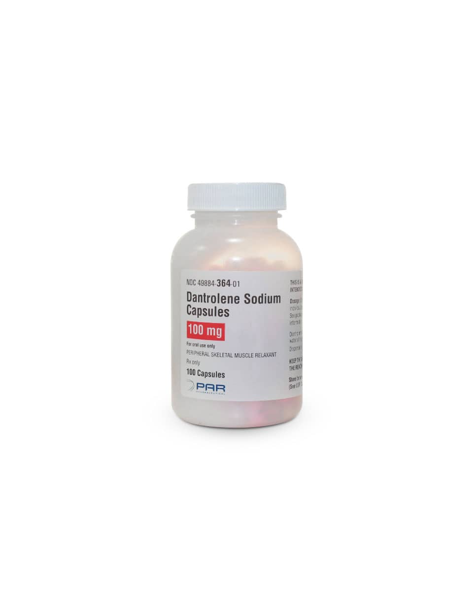 Dantrolene Capsules 100mg 100 ct